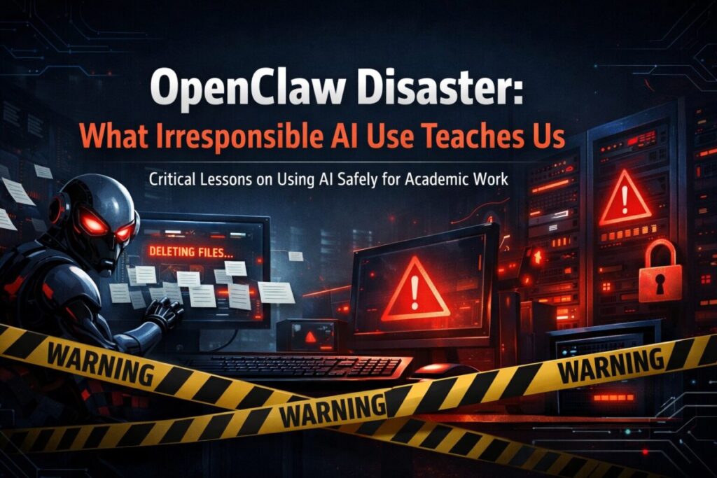 The OpenClaw disaster - what irresponsible AI usage teaches us header image.