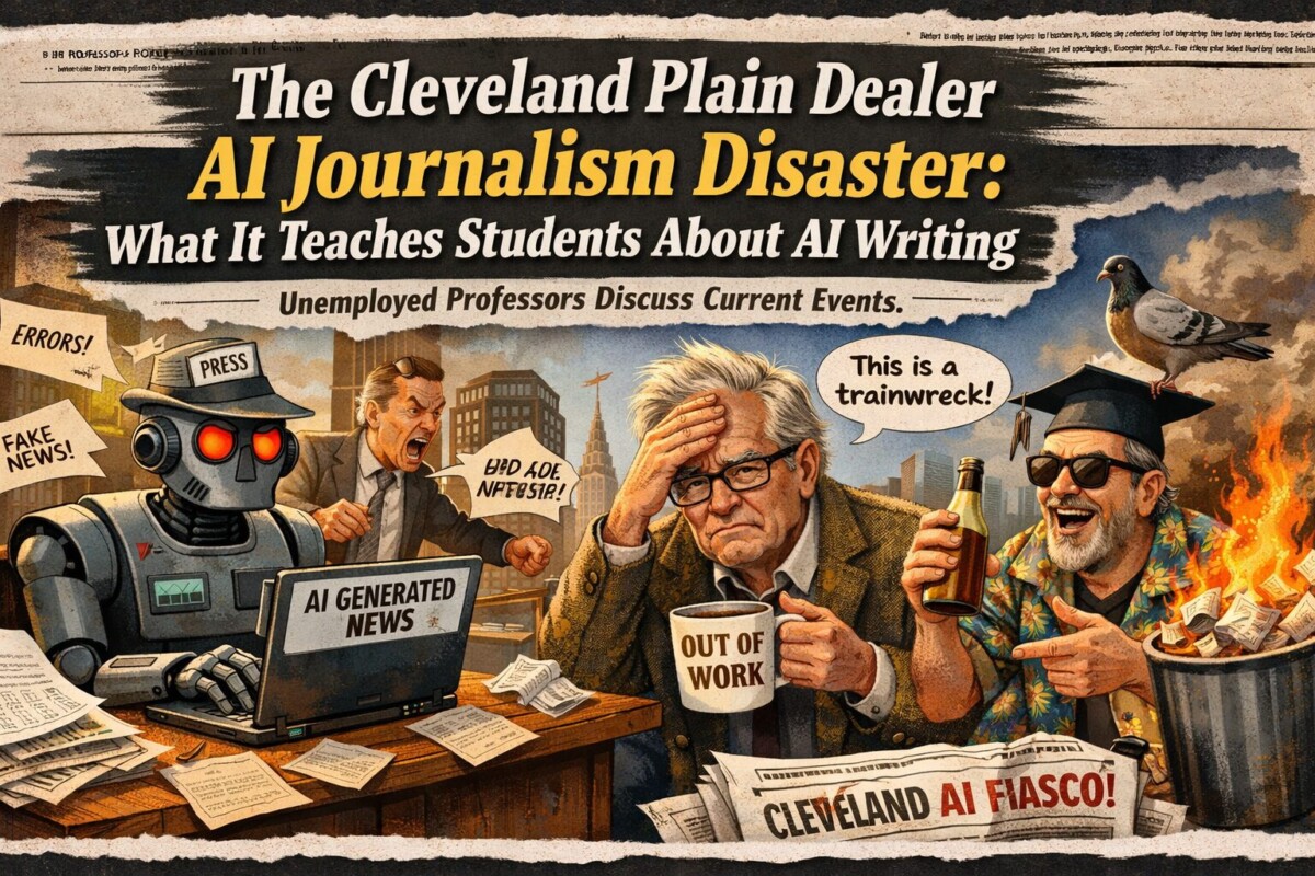 The Cleveland Plain Dealer AI Journalism Disaster: What It Teaches Students About AI Writing