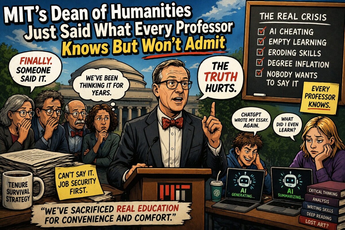 MIT’s Dean of Humanities Just Said What Every Professor Knows But Won’t Admit