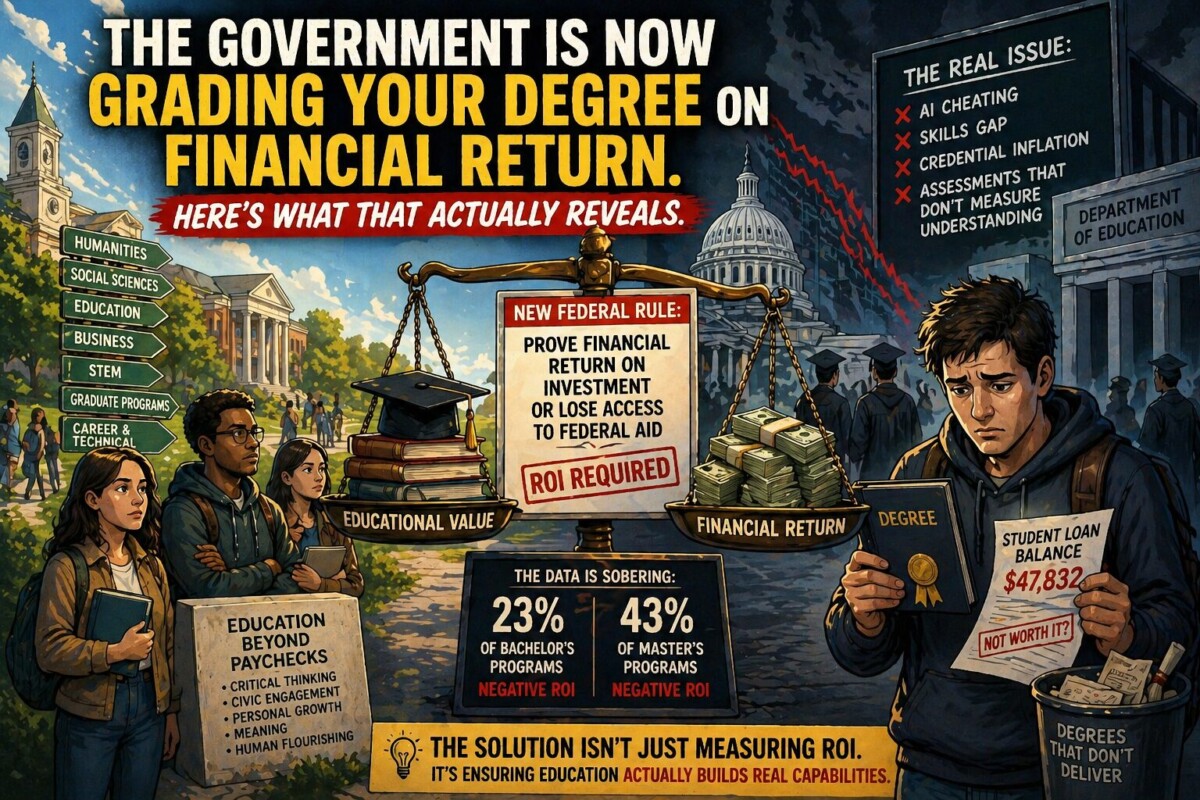 The Government Is Now Grading Your Degree’s ROI. Fair Enough.