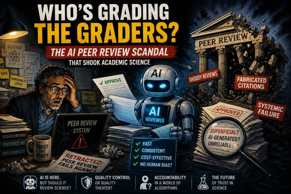 Who's Grading the Graders? The AI Peer Review Scandal That Shook Academic Science header image